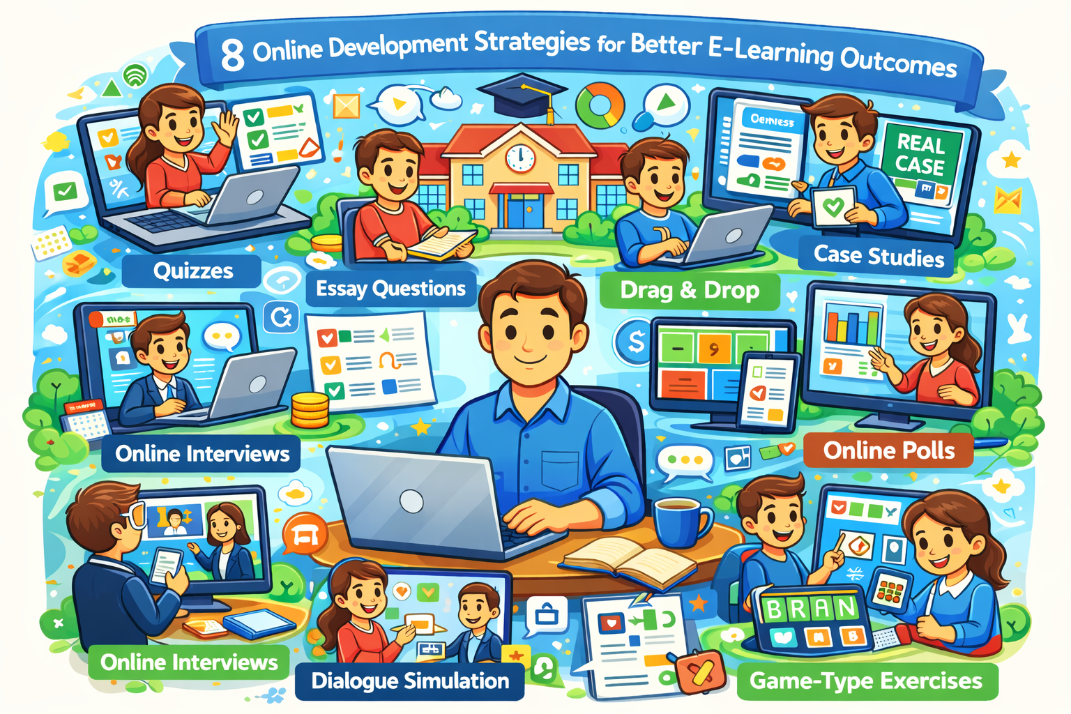 8 Online Development Strategies For Better Learning Outcomes