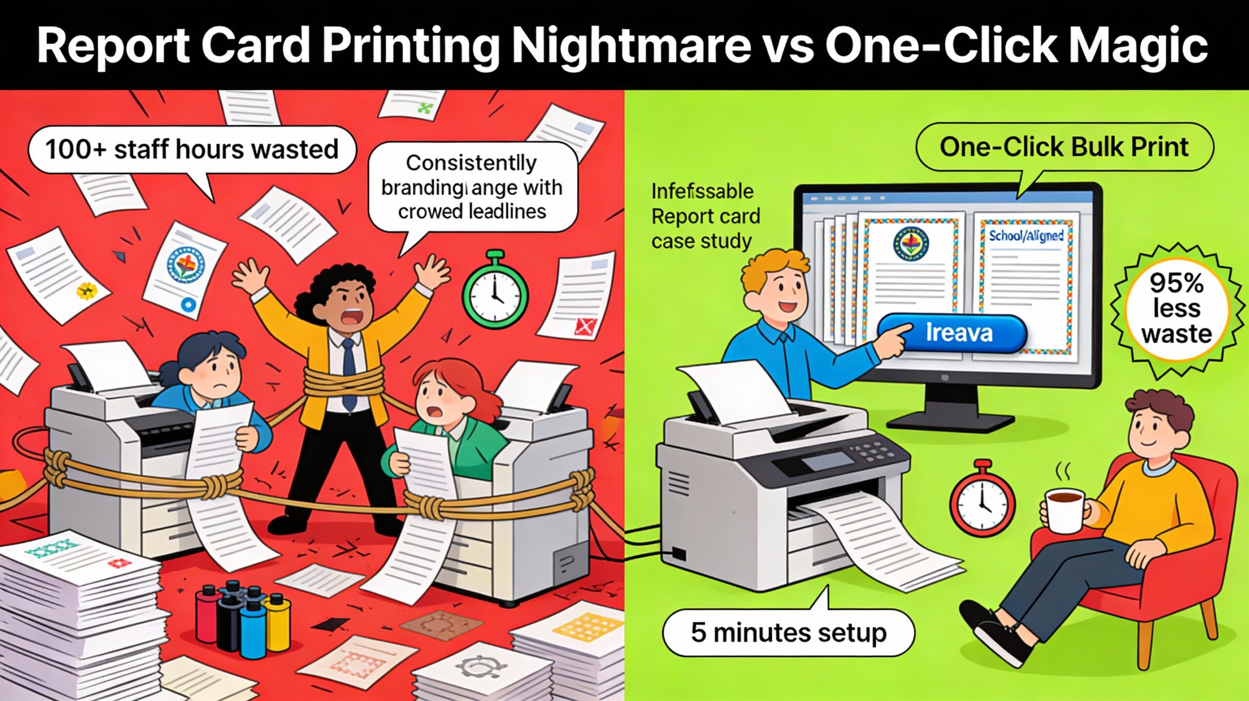 The Ultimate Fix for Report Card Printing: A 100-Hour Case Study