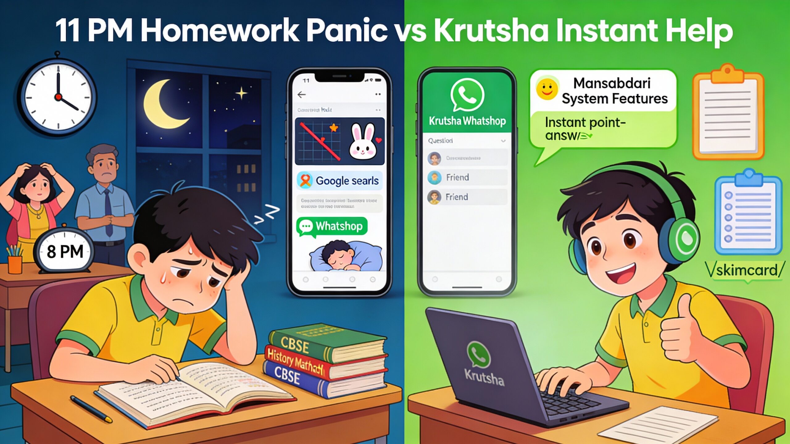 The 11 PM Homework Panic: Why Indian Students Get Stuck & How to Get Unstuck Instantly