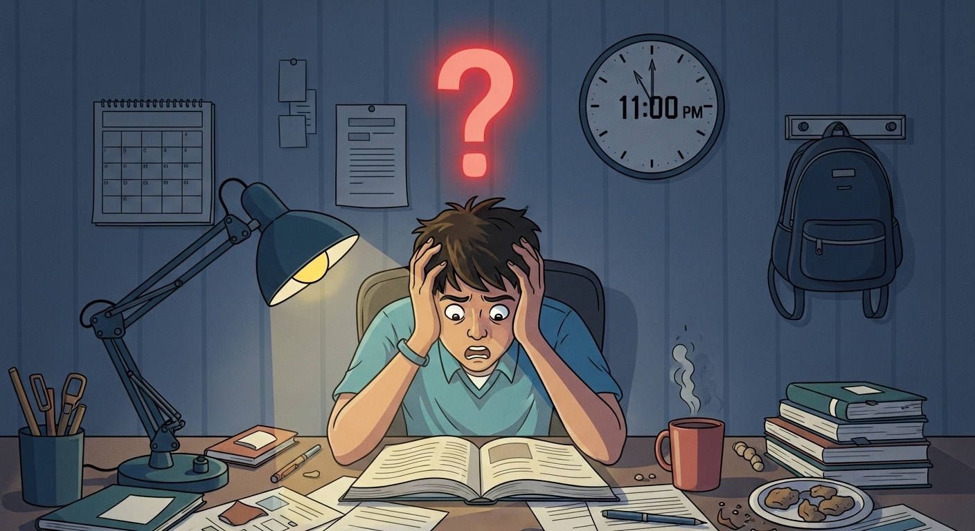 The 11 PM Homework Panic: Why Indian Students Get Stuck & How to Get Unstuck Instantly